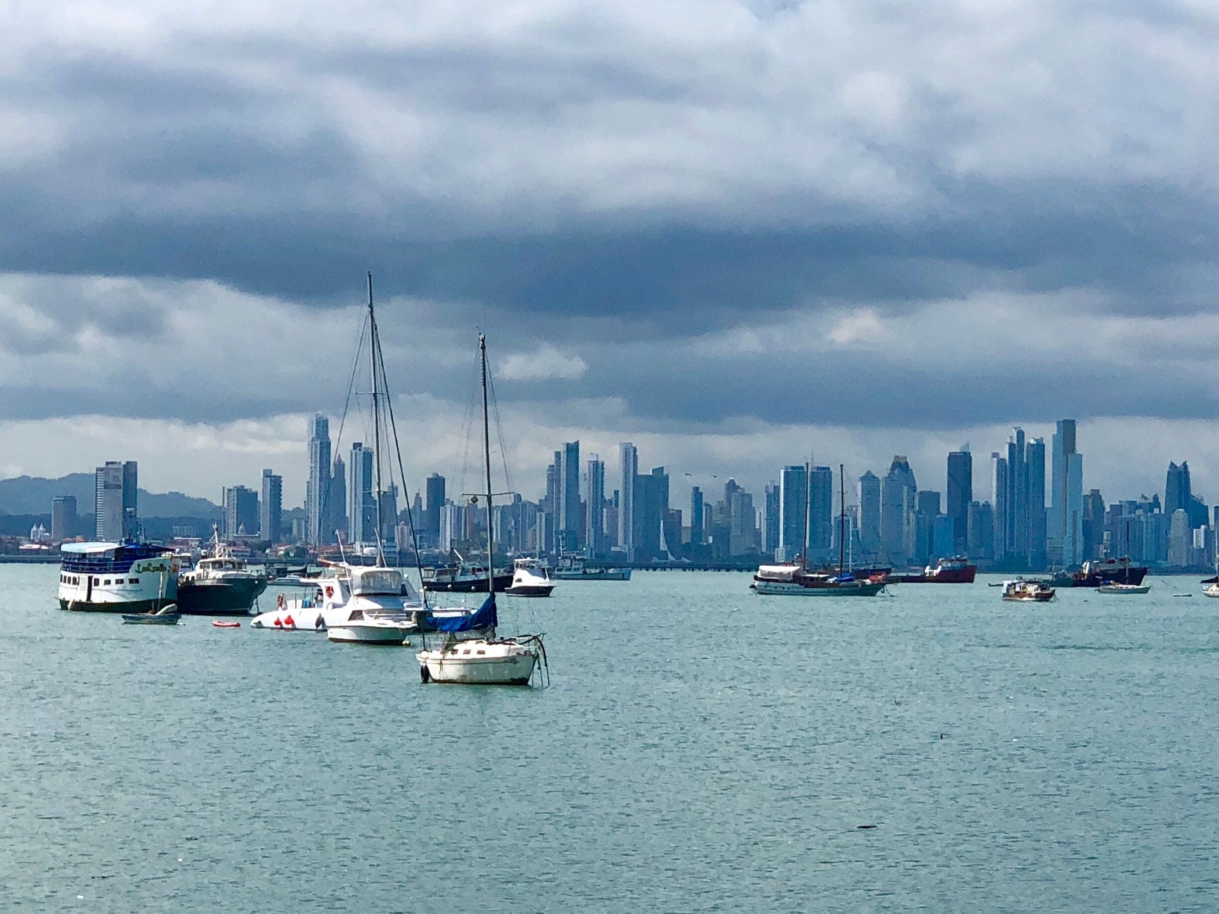 Panama skyline from the causeway