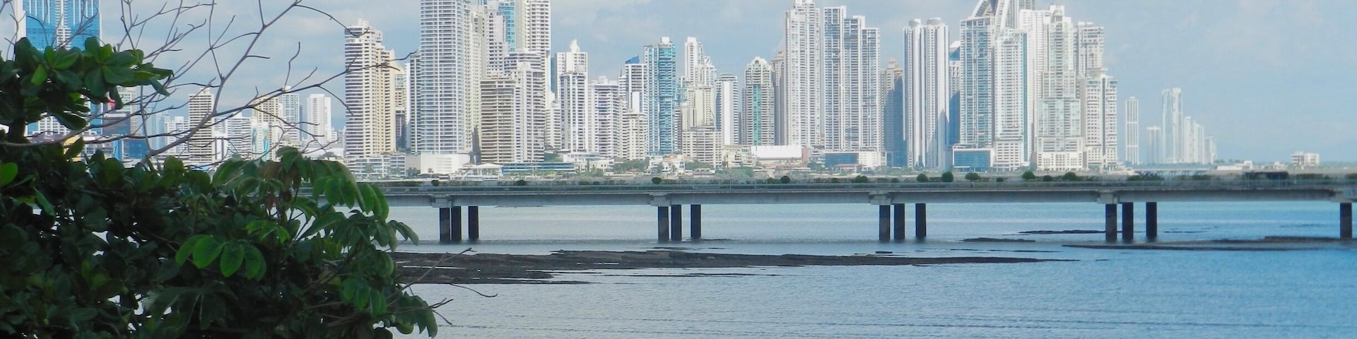 Panama City has two distinct sides - one is the historic old town, and the other side seen here is looking toward the future.  #UrbanJungle