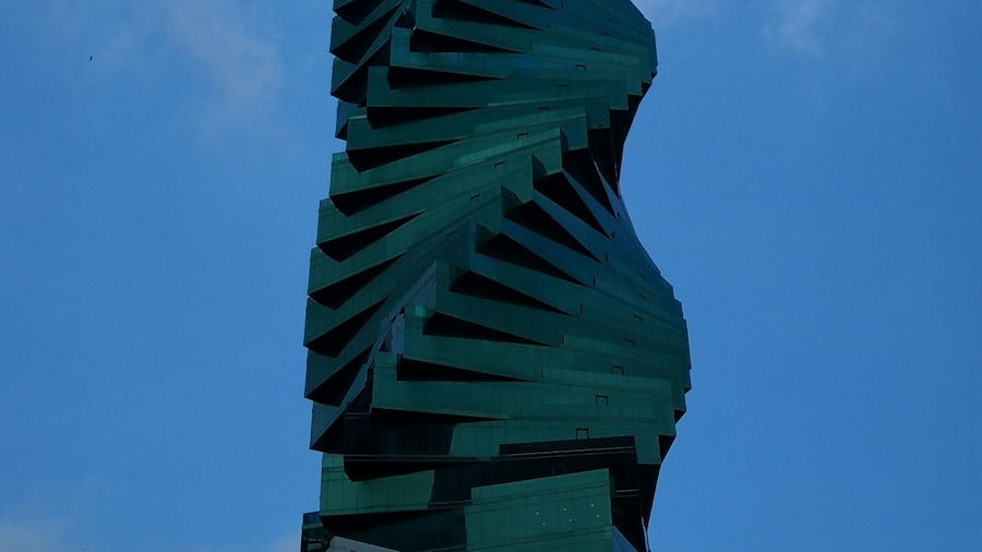 Nice building, highlight on Panama's skyline.