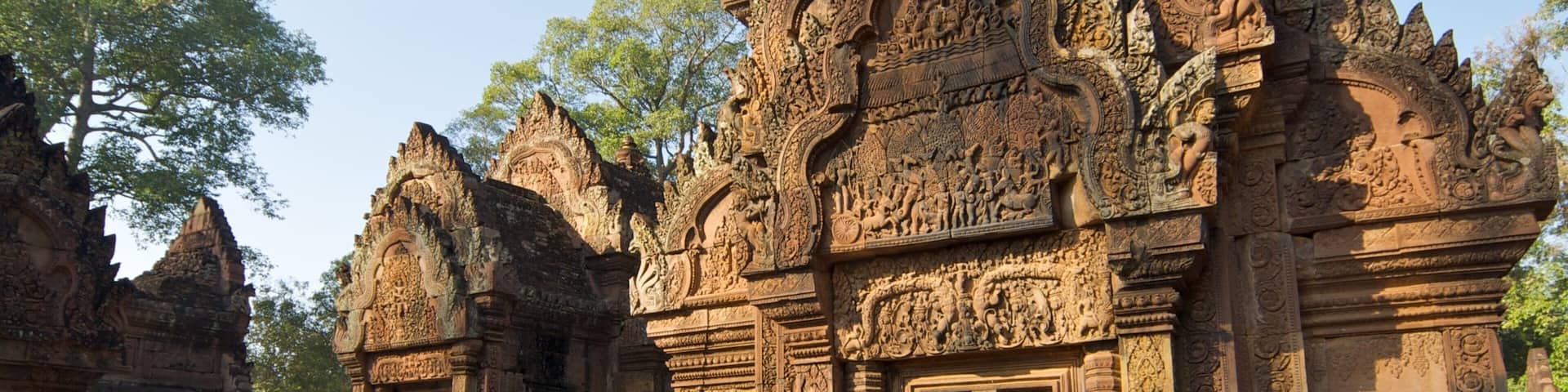 Cambodia which includes a temple or place of worship and building ruins