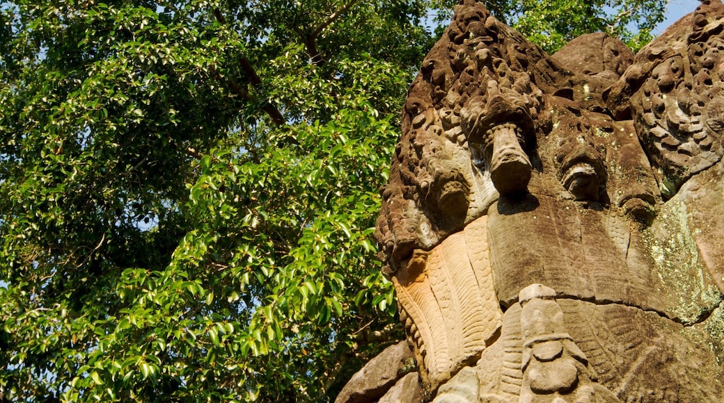 Cambodia showing a temple or place of worship and building ruins