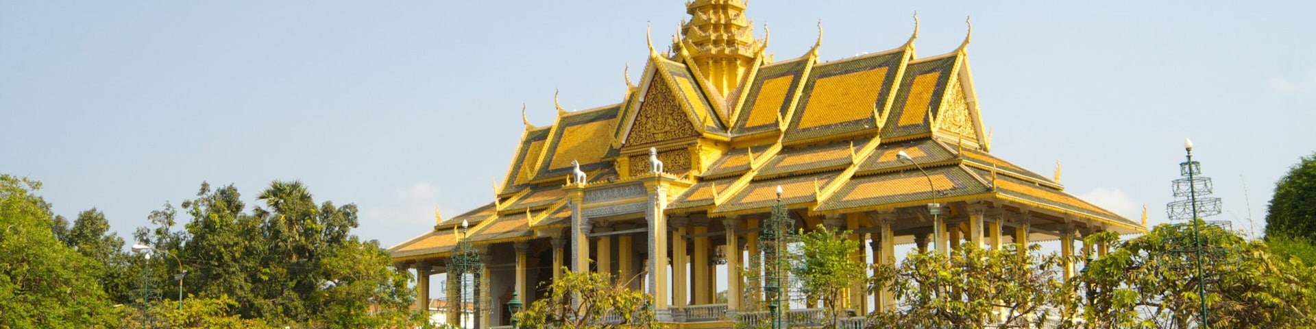 Camboja caracterizando um templo ou local de adoração