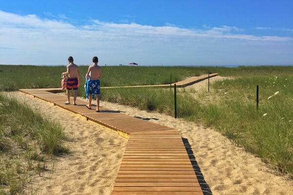 #BeachBound
The long walk to a long day at the beach.