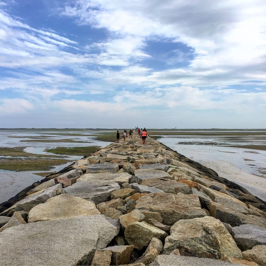 Low tide at the Causeway.