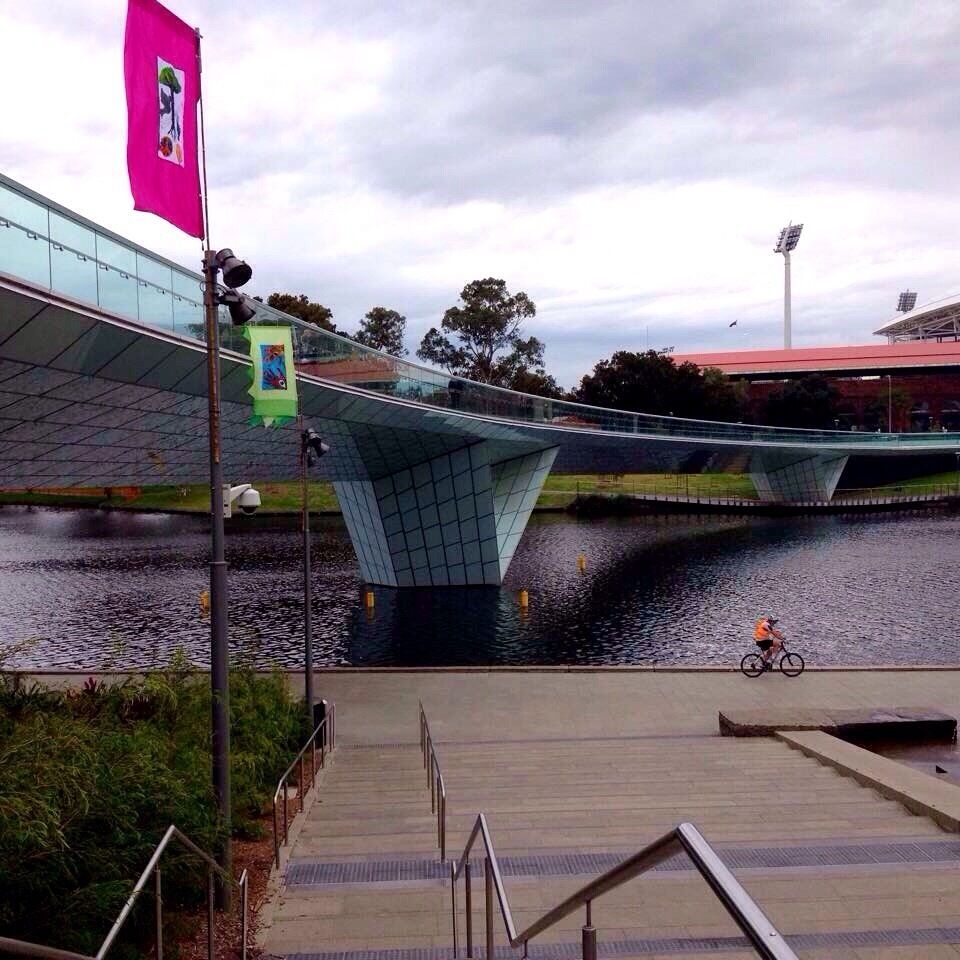 Bridge over the River Torrens, Adelaide Australia 