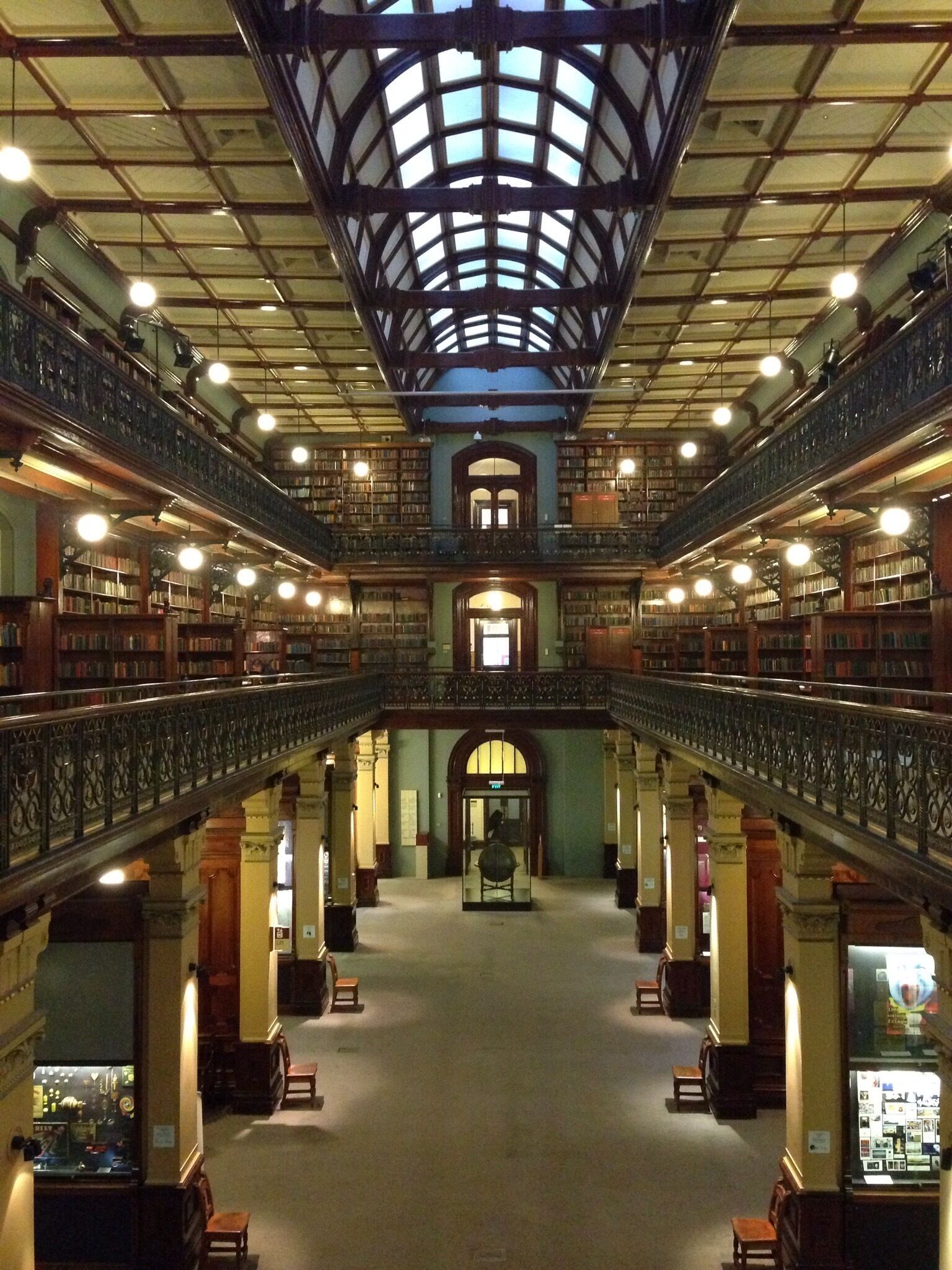A beautiful section of the State Library, the Mortlock Wing, offering not only a quiet spot to work but also historical (and sometime downright quirky) facts on the ground floor.  