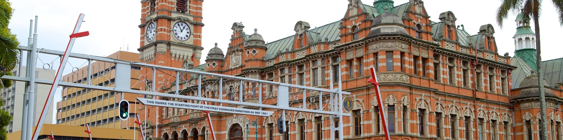 Pietermaritzburg which includes heritage architecture, a church or cathedral and a city