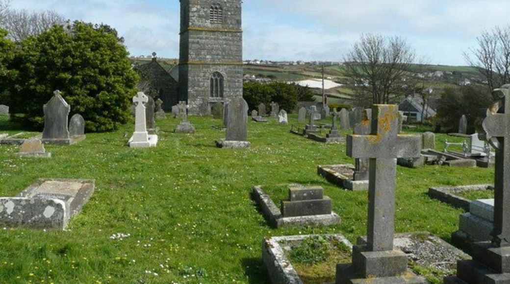 St. Piran's and St. Michael's church, Perranuthnoe Set in a large churchyard overlooking Mount's Bay.