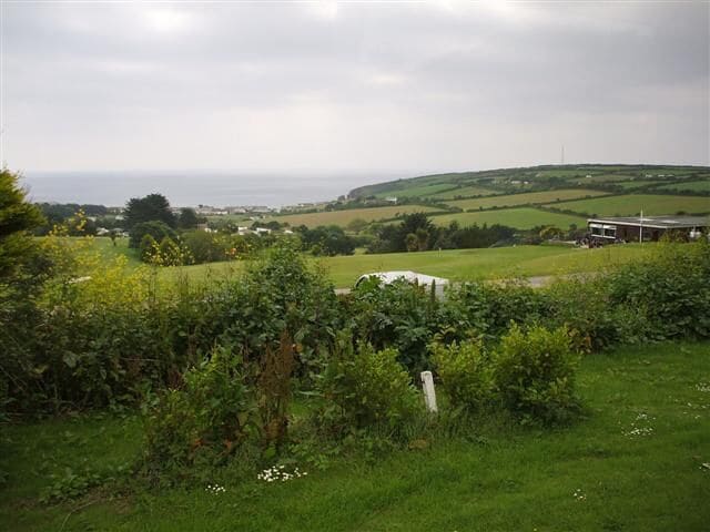 Praa Sands golf course The sea is on the horizon