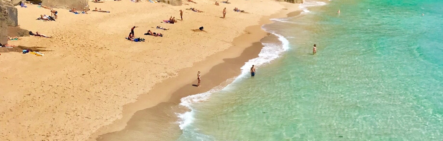 A stunning beach in West Cornwall.
Can be tricky to get down to but worth it.