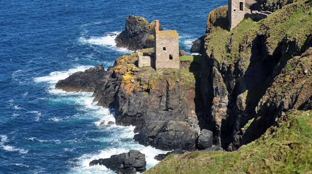 The disused Crowns Engine Houses, near Botallack, in western Cornwall.