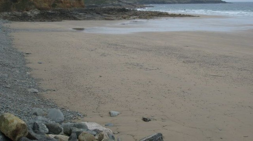Perran Sands Perranuthnoe Cudden Point in the distance.