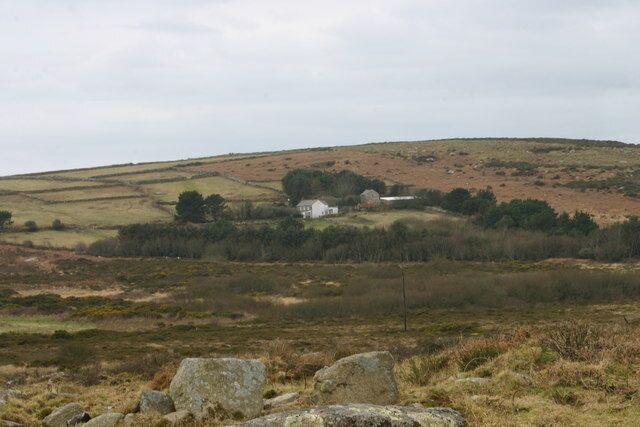 Brook Cottage. Looking West from Bodrifty Ancient Village