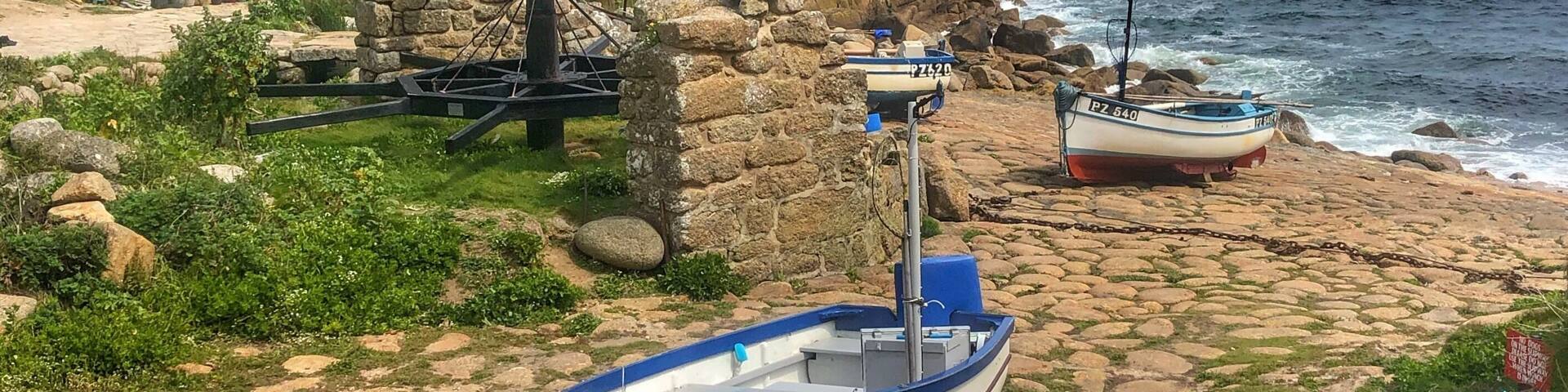 Walking the SWCP there are so many great coves to sit, relax and watch the day go by