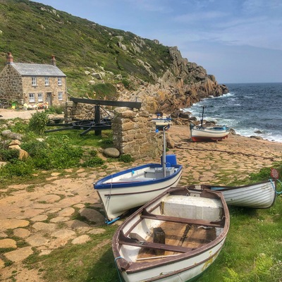 Walking the SWCP there are so many great coves to sit, relax and watch the day go by