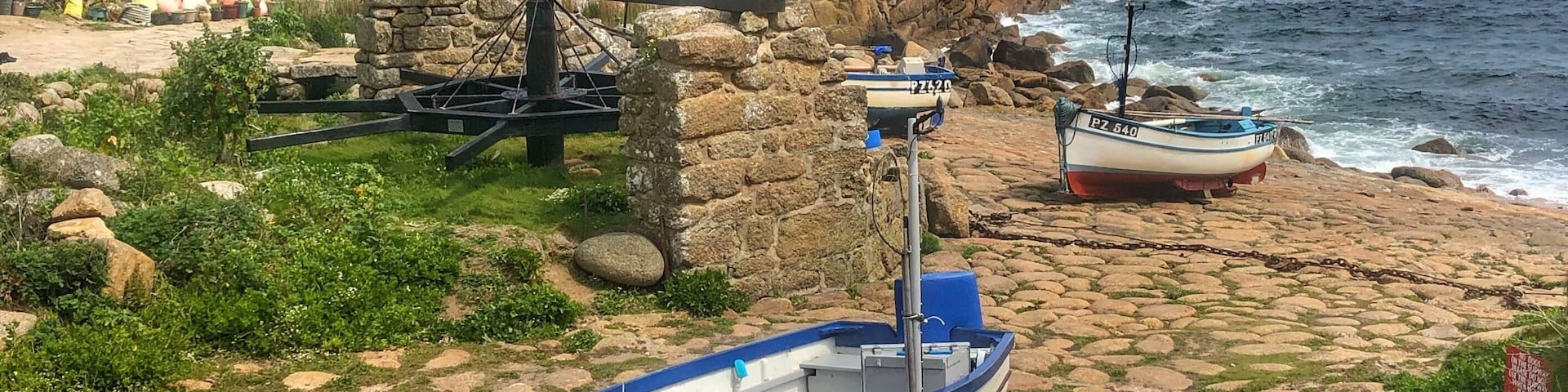 Walking the SWCP there are so many great coves to sit, relax and watch the day go by