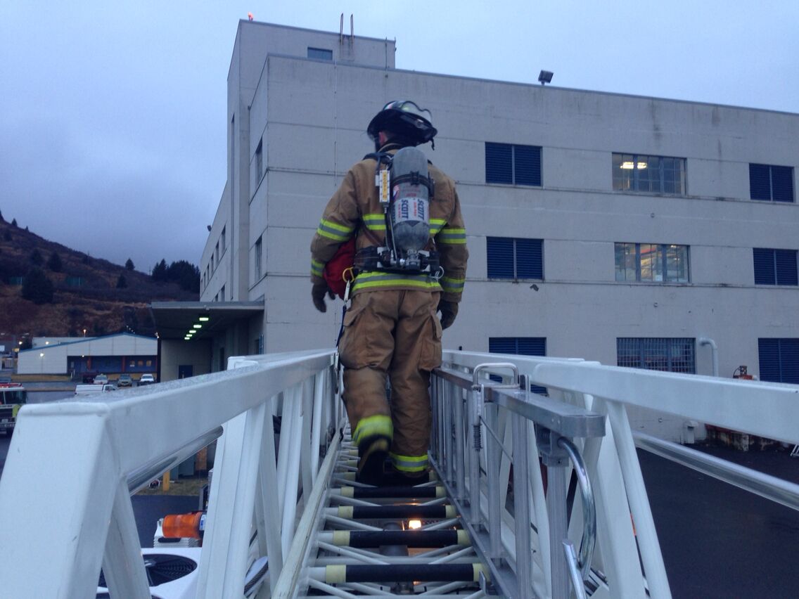 Training... On a Cold War era bomb shelter 