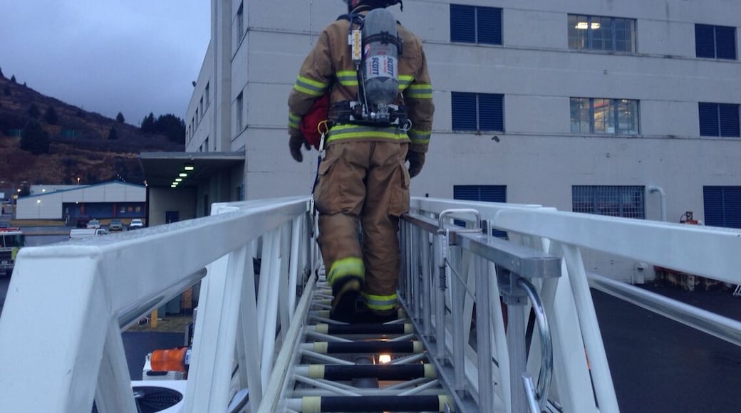 Training... On a Cold War era bomb shelter