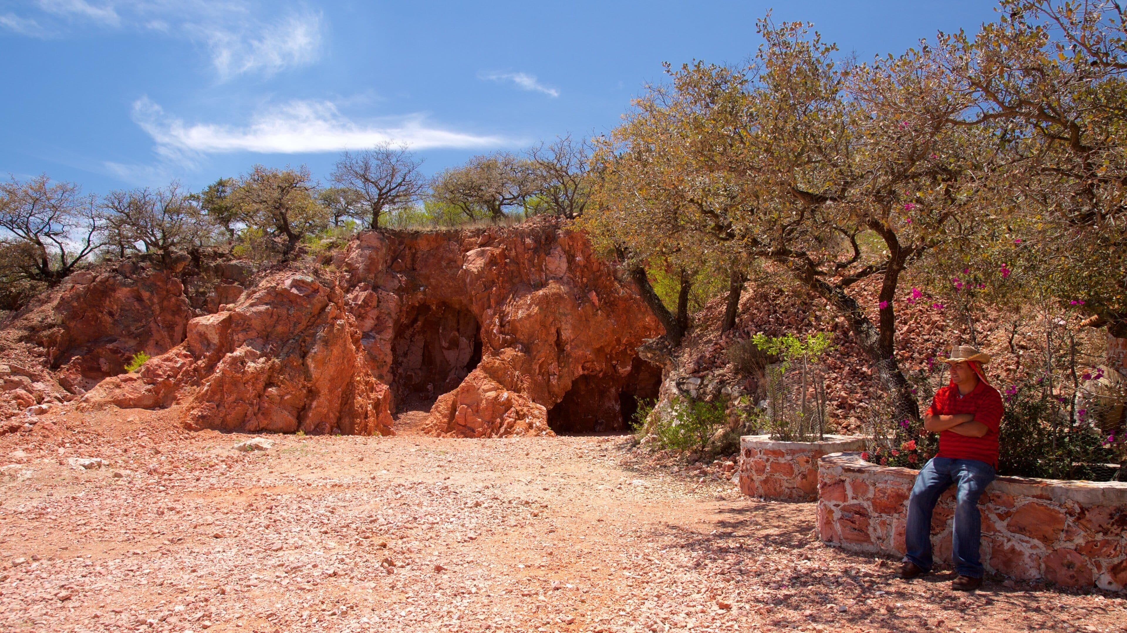 Queretaro featuring desert views as well as an individual male