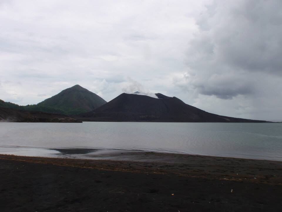 Active Volcano in Rabaul Papua New Guinea