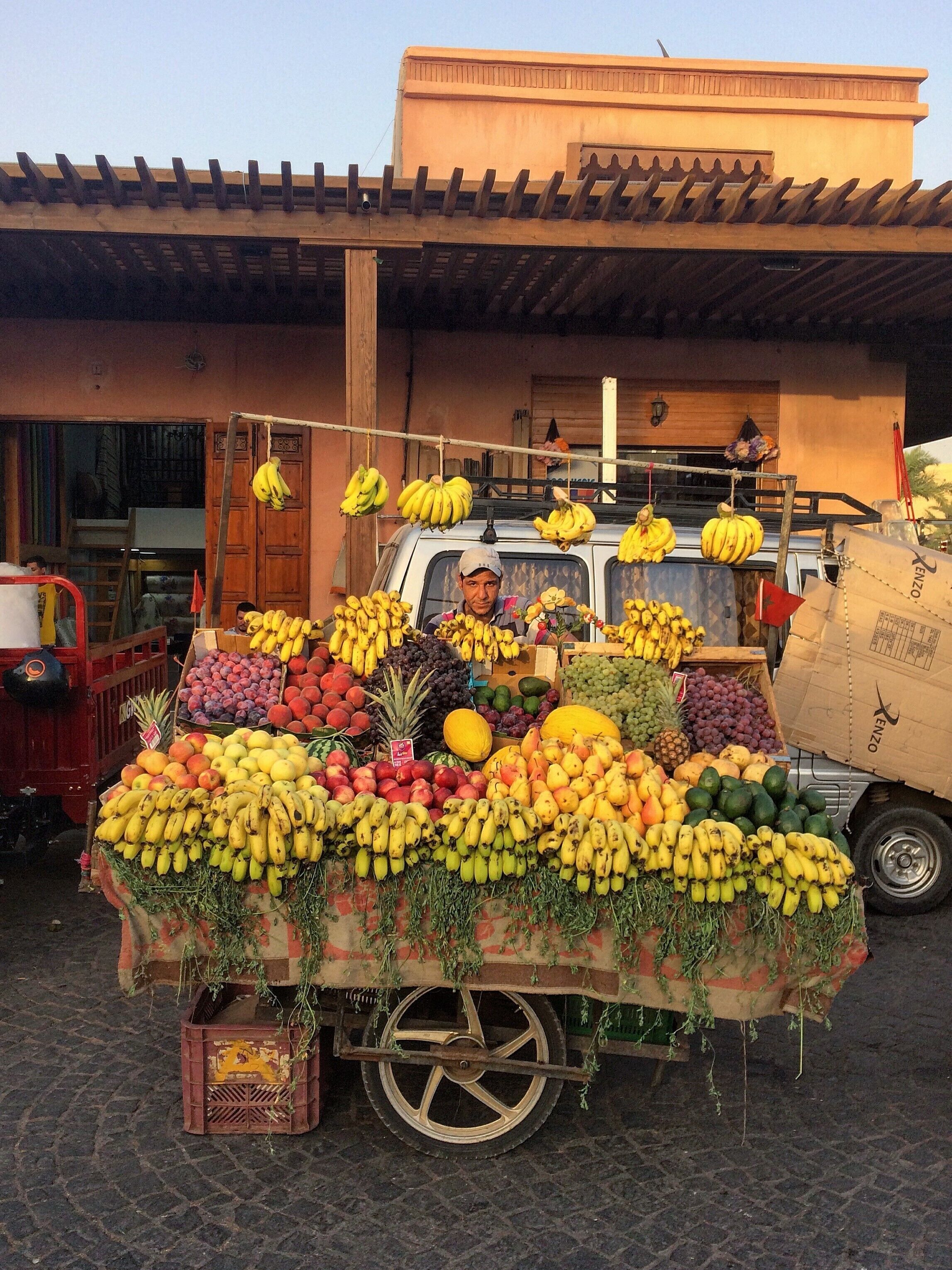 It was only after I took this photo of this neighborhood fruit cart (sneakily I thought) that I realized the vendor was looking straight into the camera. #LifeAtExpediaGroup