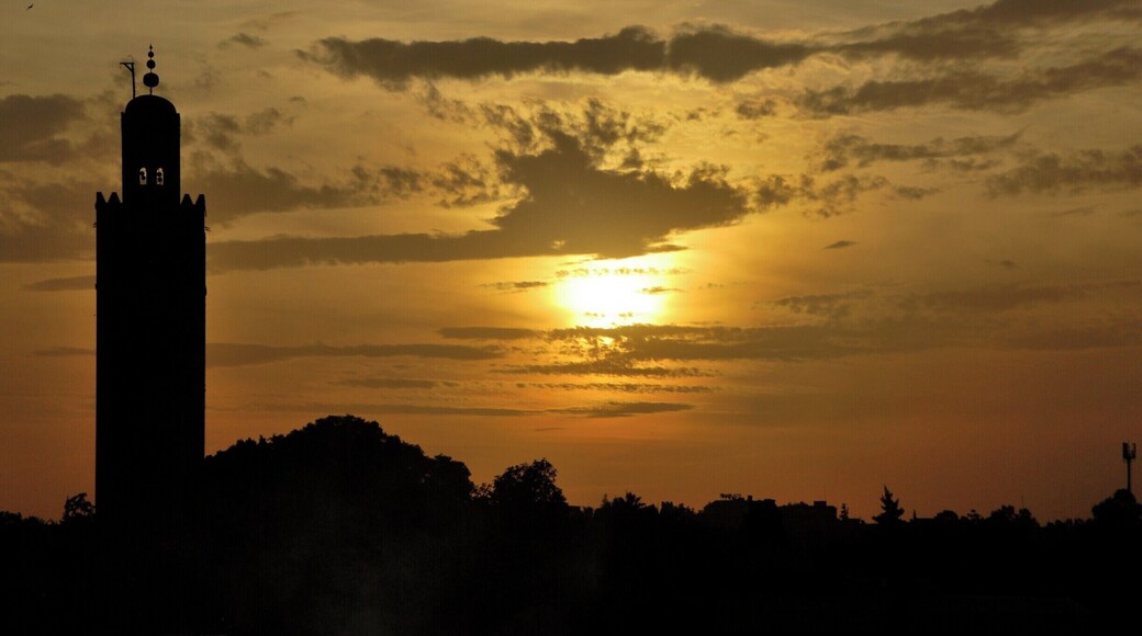 Marrakech is a major city in the northwest African nation of Morocco. It is the fourth largest city in the country after Casablanca, Rabat and Fes, and is the capital of the mid-southwestern region of Marrakesh-Tensift-El Haouz. Marrakesh is possibly the most important of Morocco's four former imperial cities (cities that were built by Moroccan Berber empires). The red walls of the city have given the city the nickname of the "Red City". Marrakesh grew rapidly and established itself as a cultural, religious, and trading centre for the Maghreb and sub-Saharan Africa; Jemaa el-Fnaa is the busiest square in Africa.