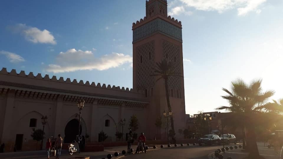 Sunset in the beautiful sand city of Marrakech 😍☀️ #trovember