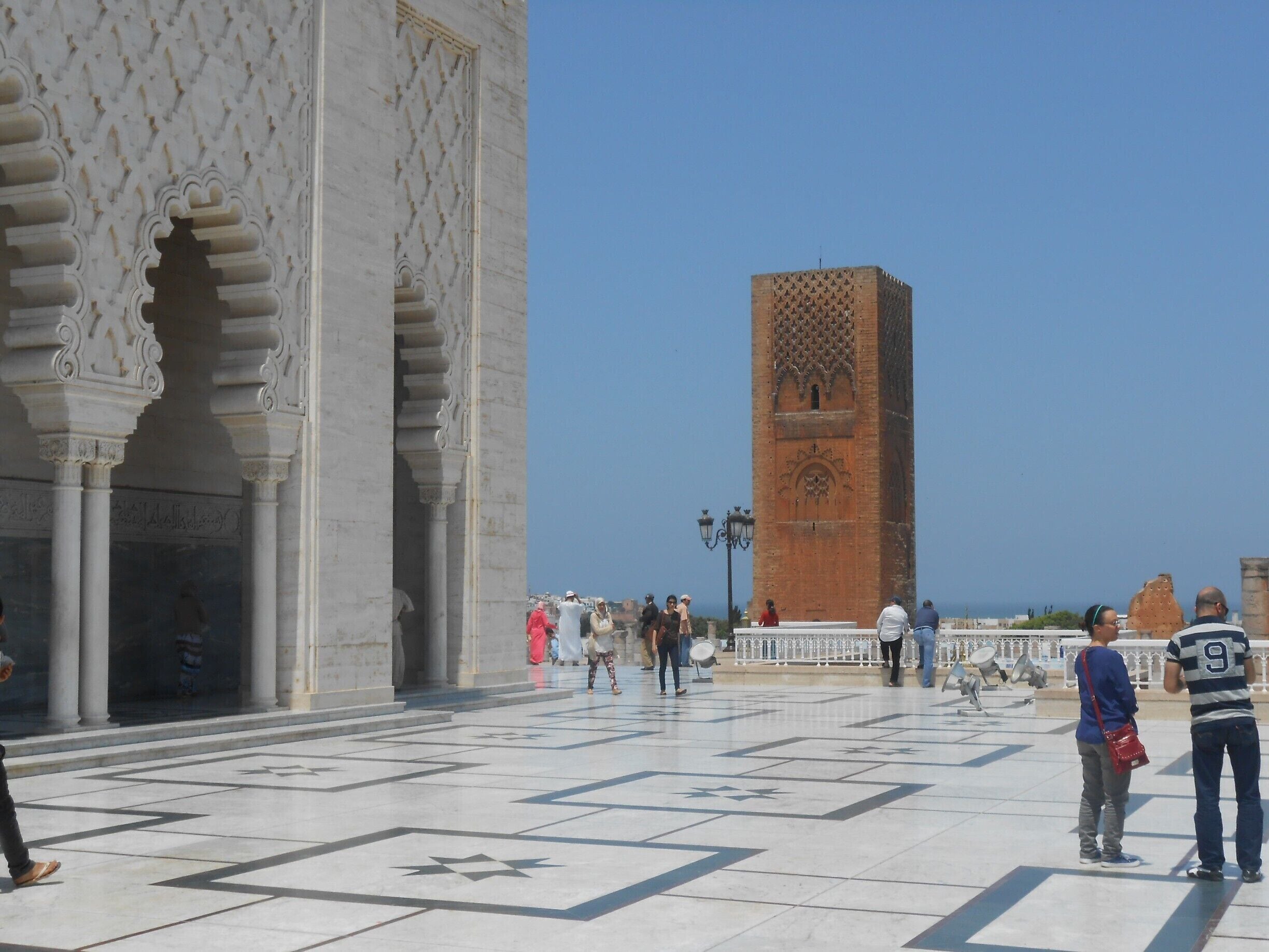 The Royal Tomb and Hassan Tower.