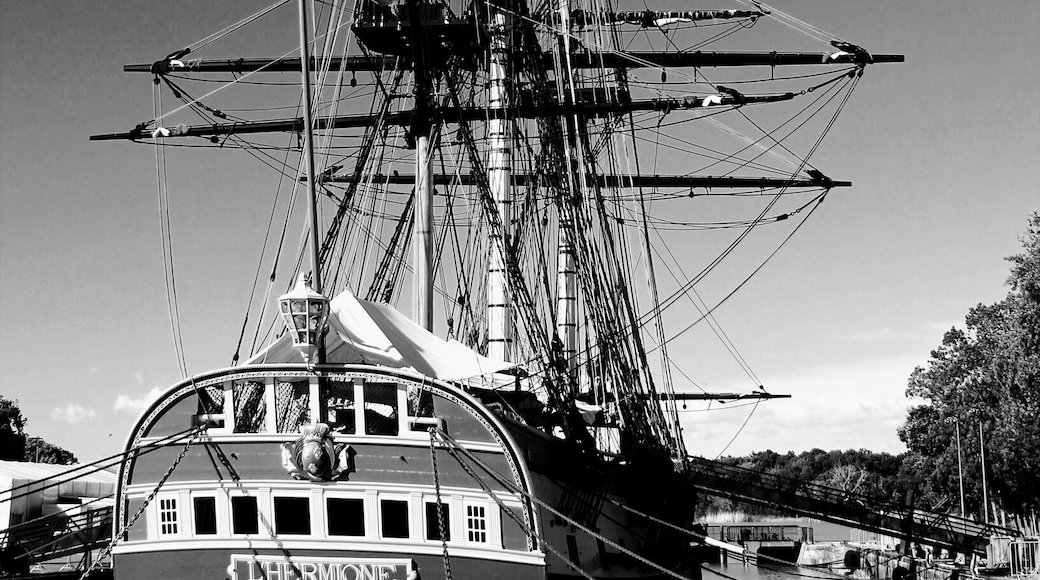 this ship, l'Hermione, was just finished a couple of years ago
It's nice to see that some people are still able to do that in the traditional style like they did 3 centuries ago