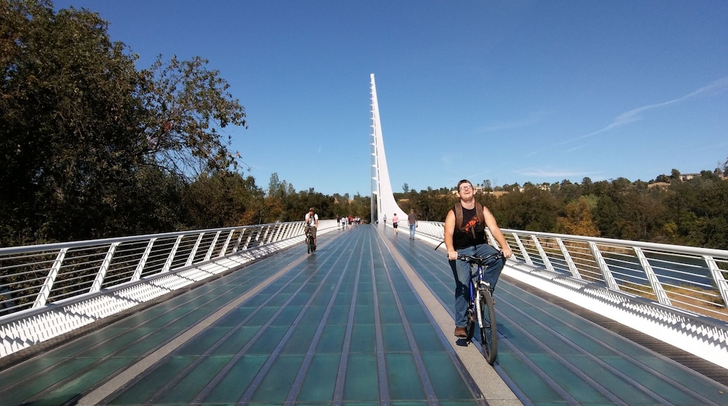 Sundial Bridge is a great place for outdoor fun!
