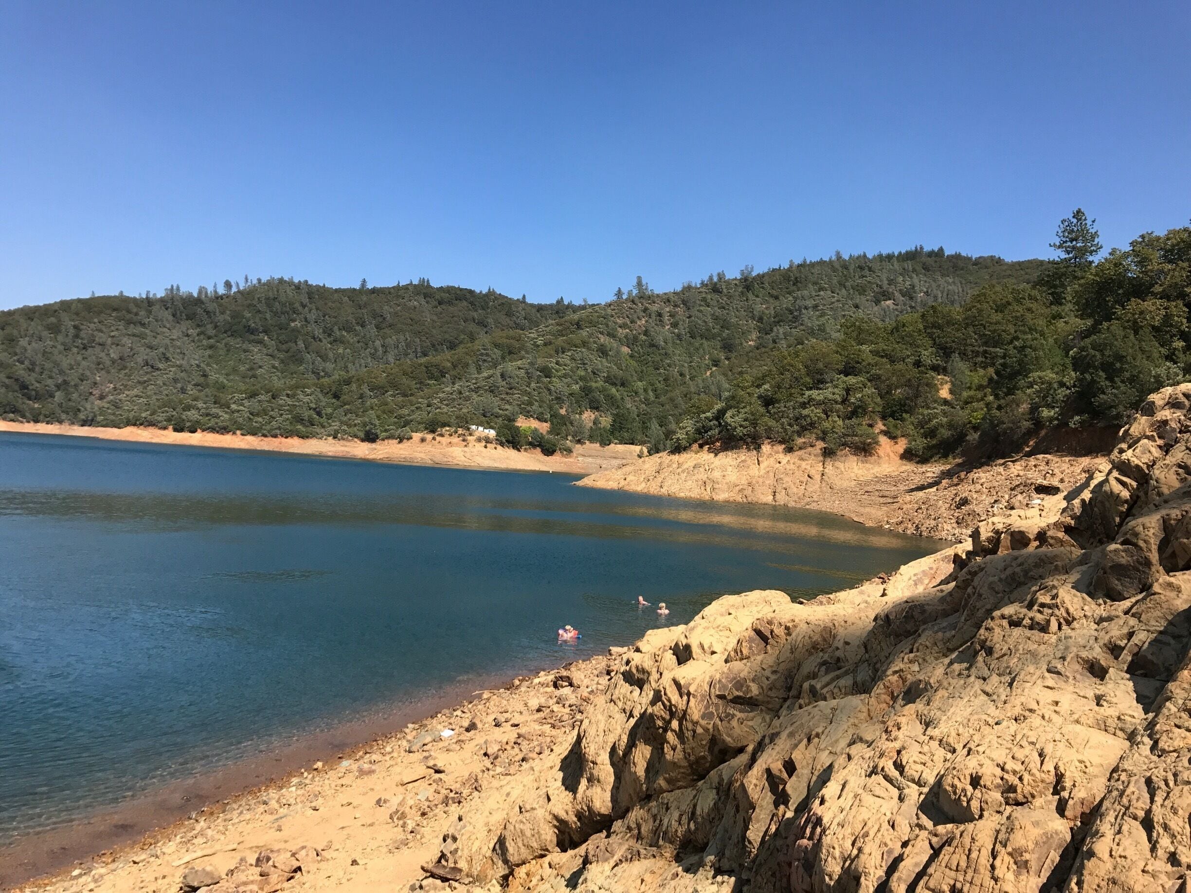 Gorgeous and nearly uninhabited part of the lake to visit the dam and swim 