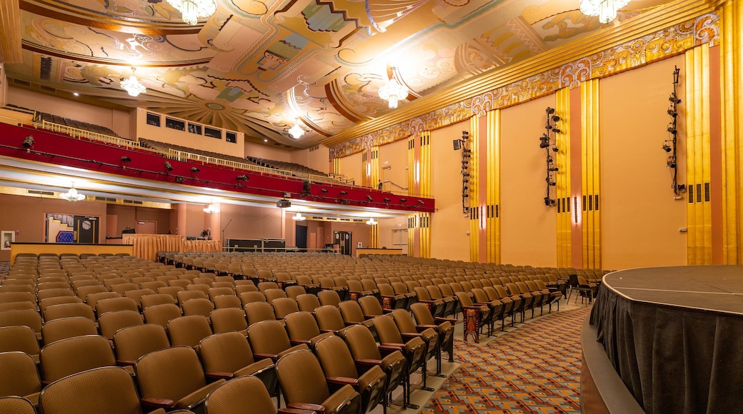 Redding which includes interior views and theater scenes