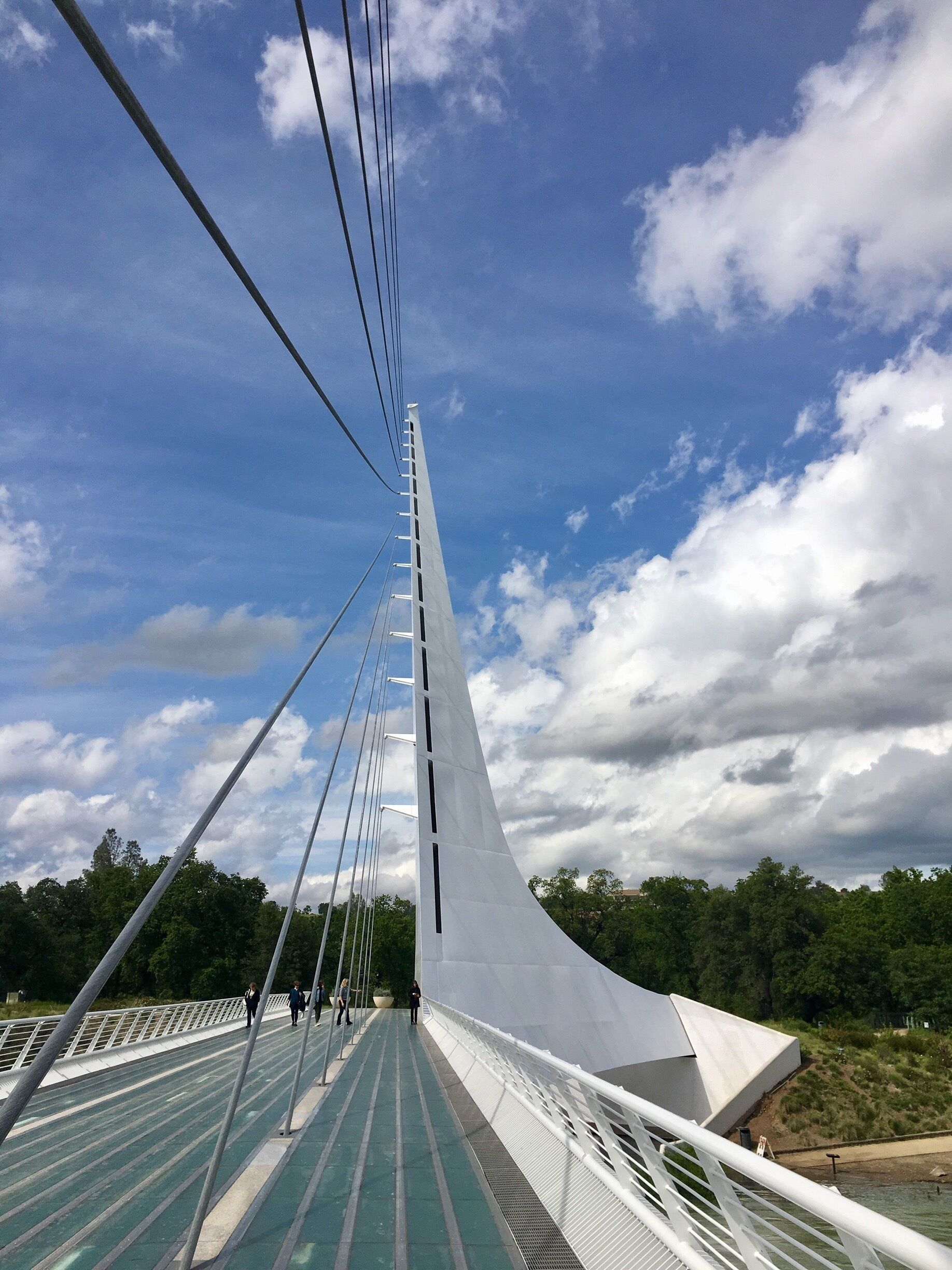 The sundial that is right once a year! 

Cool walking and biking bridge with rectangular glass tile surface. 

#california #bridges

(April 2017)