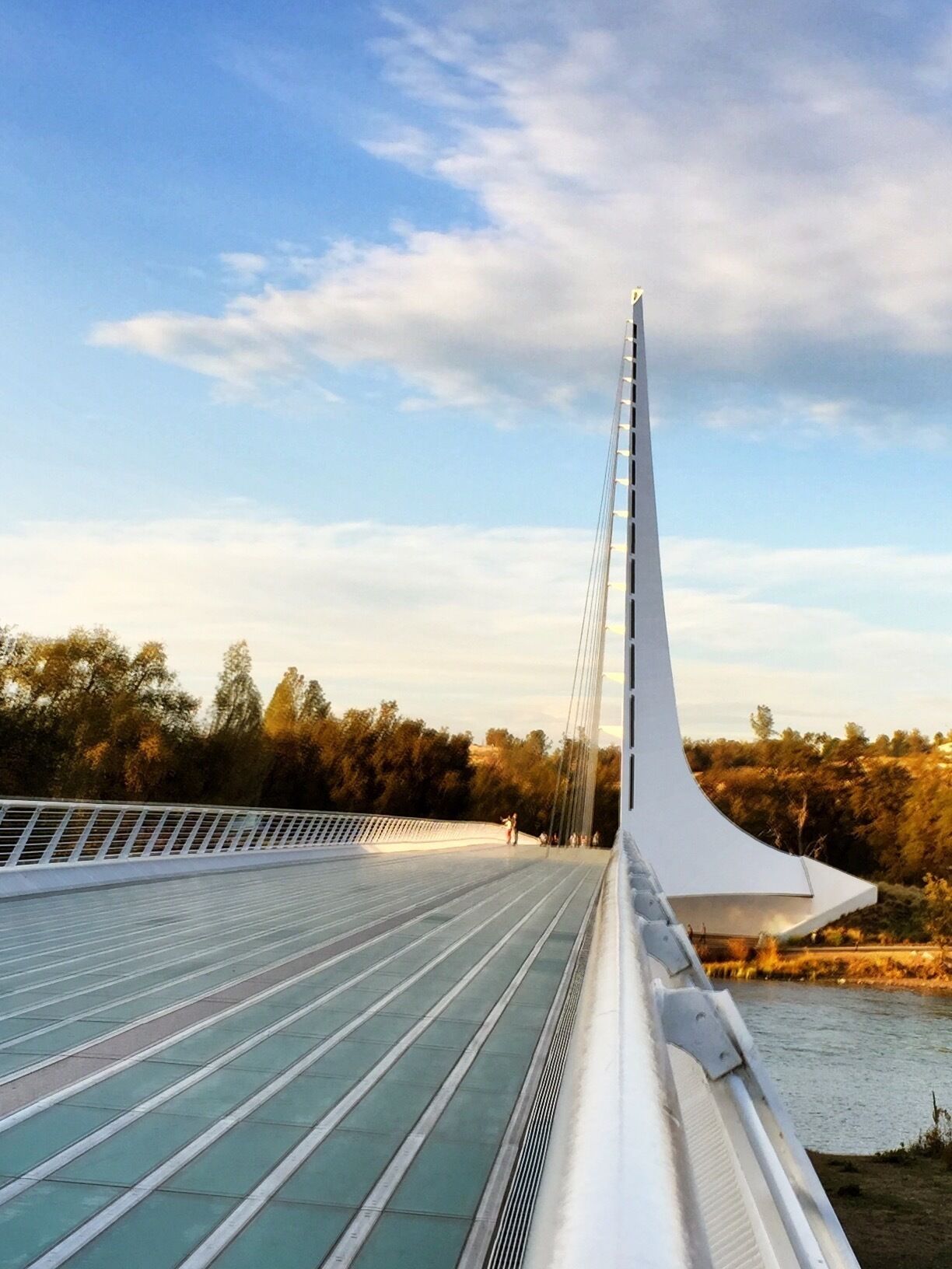 Sundial Bridge is a nice place to visit and walk, run or ride your bike along the Sacramento River. It has miles of river front trails. Enjoy!