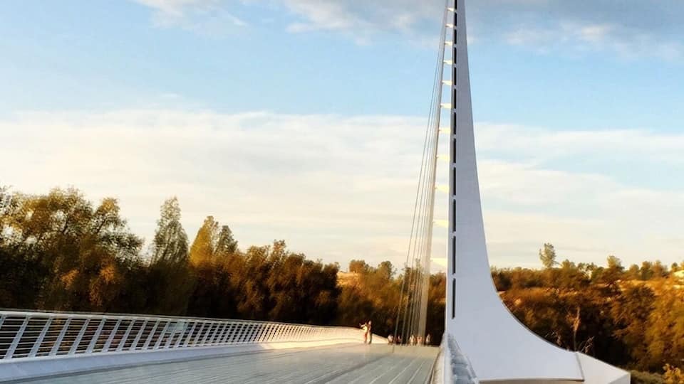 Sundial Bridge is a nice place to visit and walk, run or ride your bike along the Sacramento River. It has miles of river front trails. Enjoy!