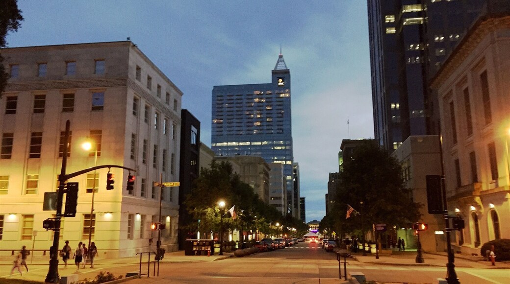 Looking south from the Capital Building, down Fayetteville St.