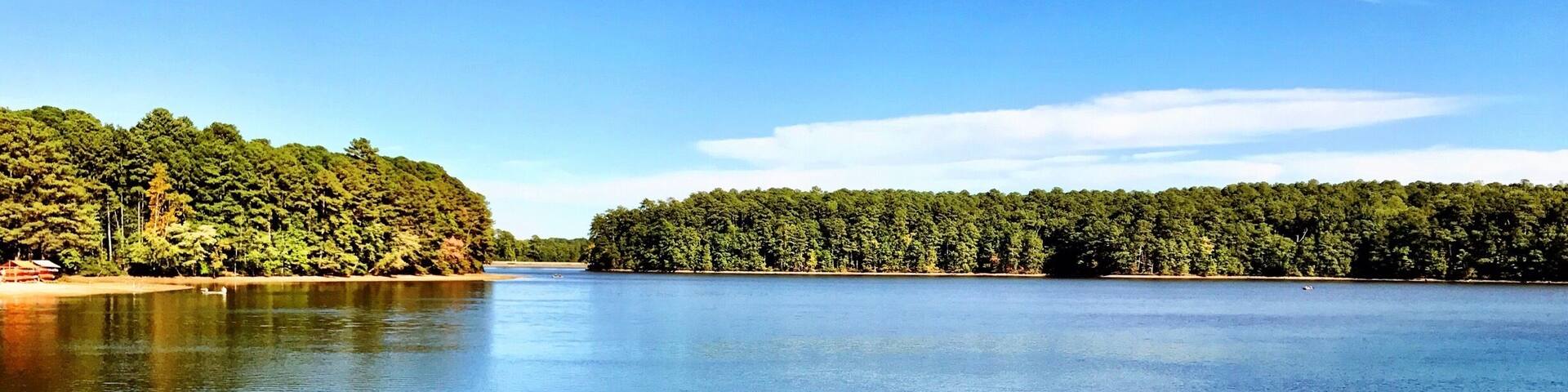 Spent a beautiful fall day at Lake Johnson in Raleigh, North Carolina.