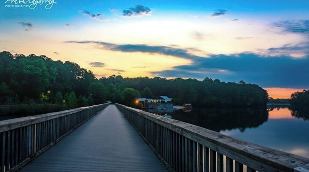 Beautiful park to hike or rent kayaks and have very scenic trails. I went there during sunrise.