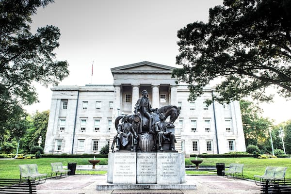After a fun weekend visiting my friend at NC State, we decided to make the short drive to downtown Raleigh to check out the Capitol Building. Amazing building and very photogenic on all 4 sides!