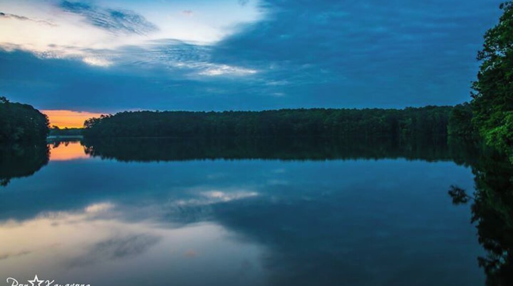 Beautiful park to hike or rent kayaks and have very scenic trails. I went there during sunrise.