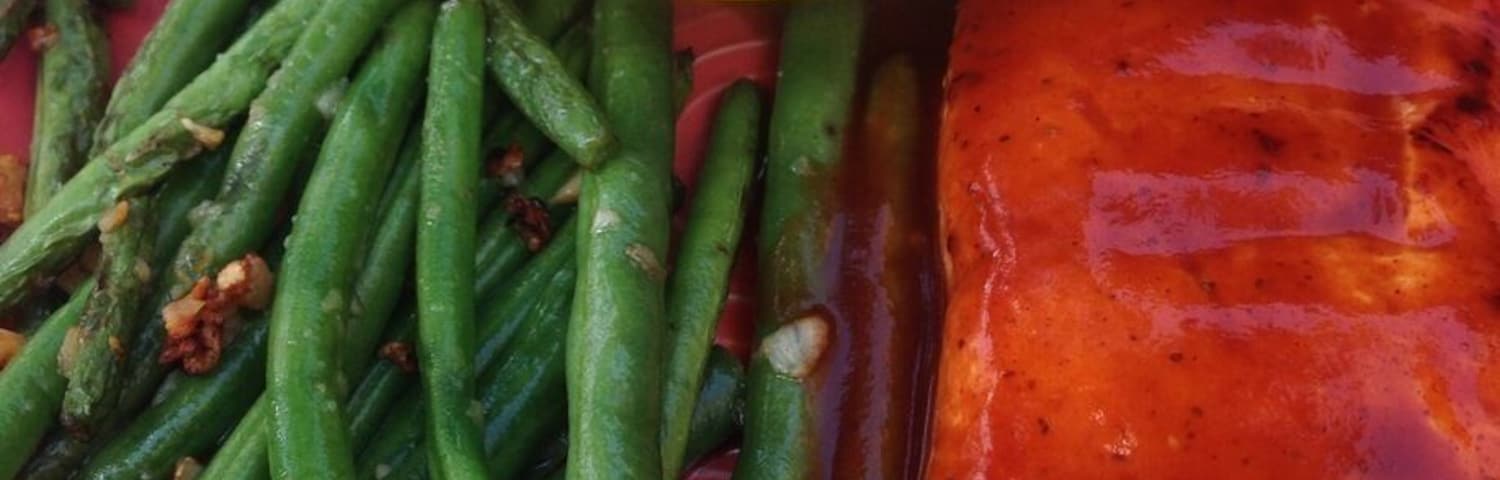 Got the coca-cola BBQ glazed salmon and it was all delicious!