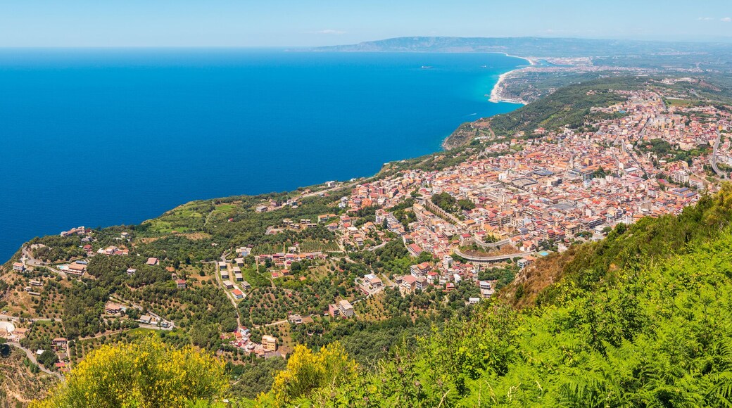 Sea coast view from Saint Elia mount top