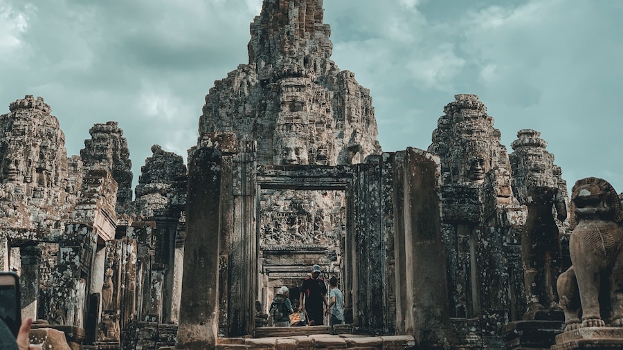 The beautiful Angkor Thom temple