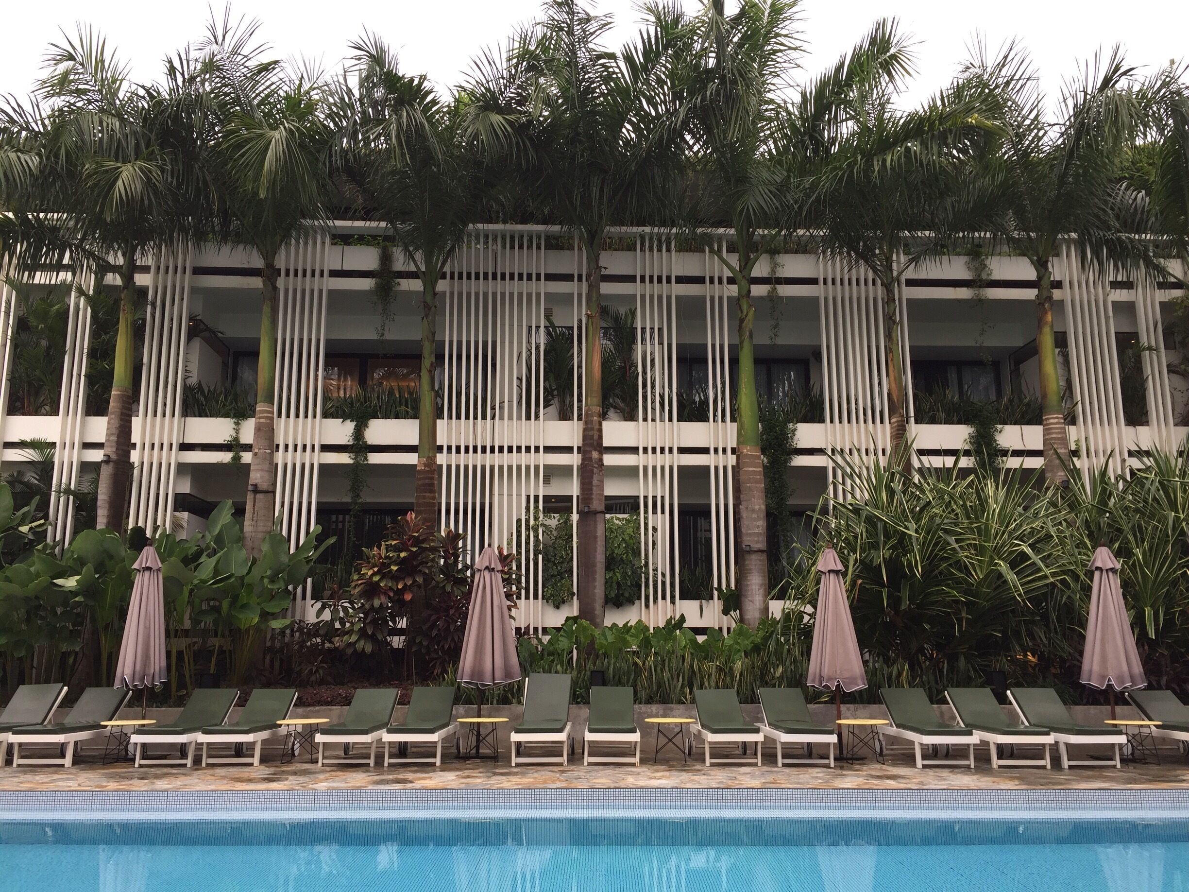 Beautiful mid-century modern hotel in Wat Bo neighborhood of Siem Reap. Design, food, experience and staff were wonderful. #angkorwat #merch