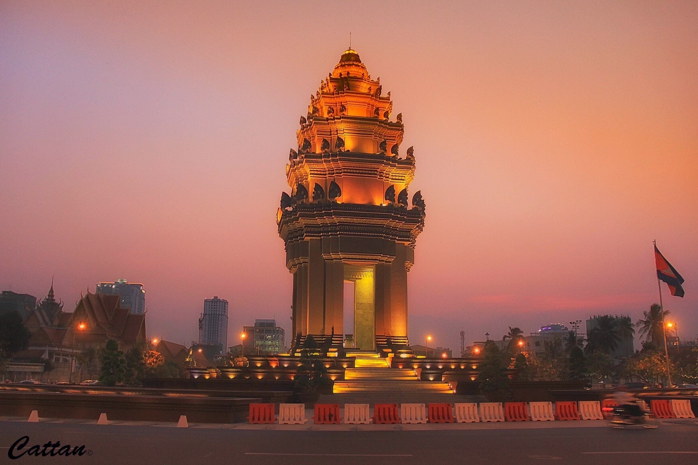 Siem Reap, Cambodia - amazing beautiful capital of Cambodia but due to my bad experience that someone try to rob my Mobile phone from my hand when we were on the tuk tuk. #red #travel #details #nationalpark #hiking #Cambodia #sunset #landscape #architecture 