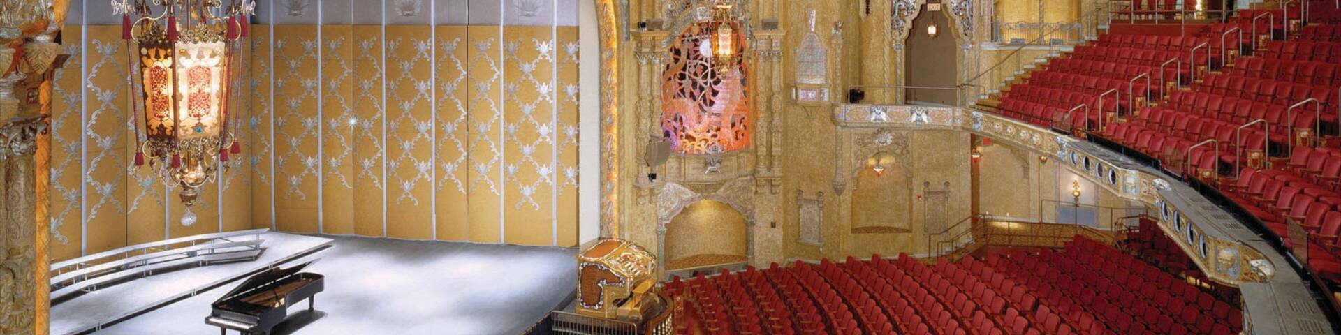 Rockford which includes theater scenes, heritage elements and interior views