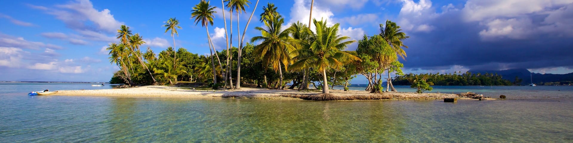 Tahití que incluye vistas de una isla