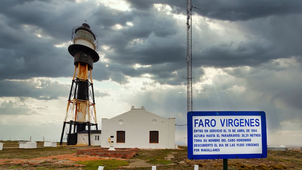 Lighthouse of Cabo Virgenes, Strait of Magellan, Argentina
