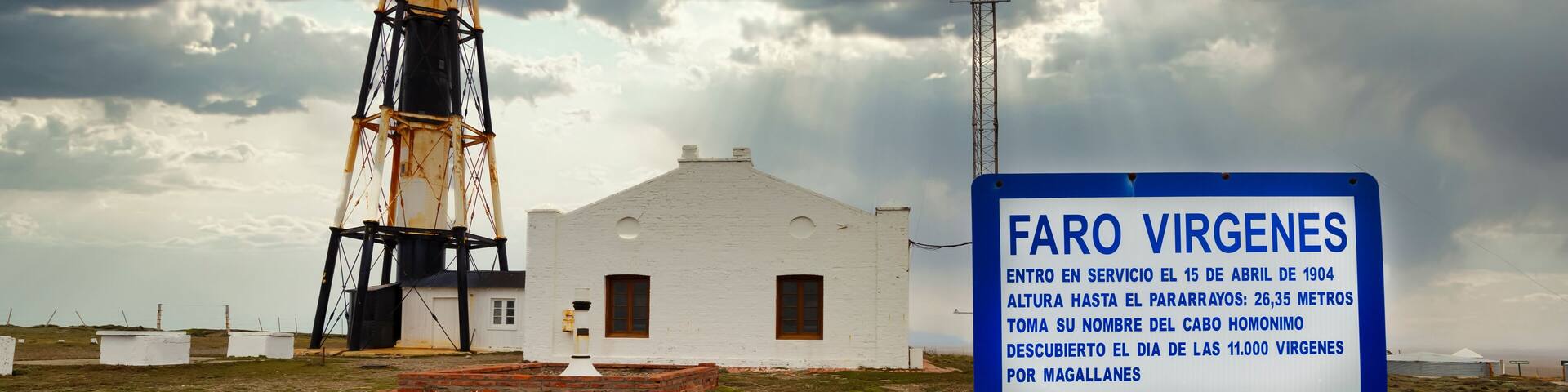 Lighthouse of Cabo Virgenes, Strait of Magellan, Argentina