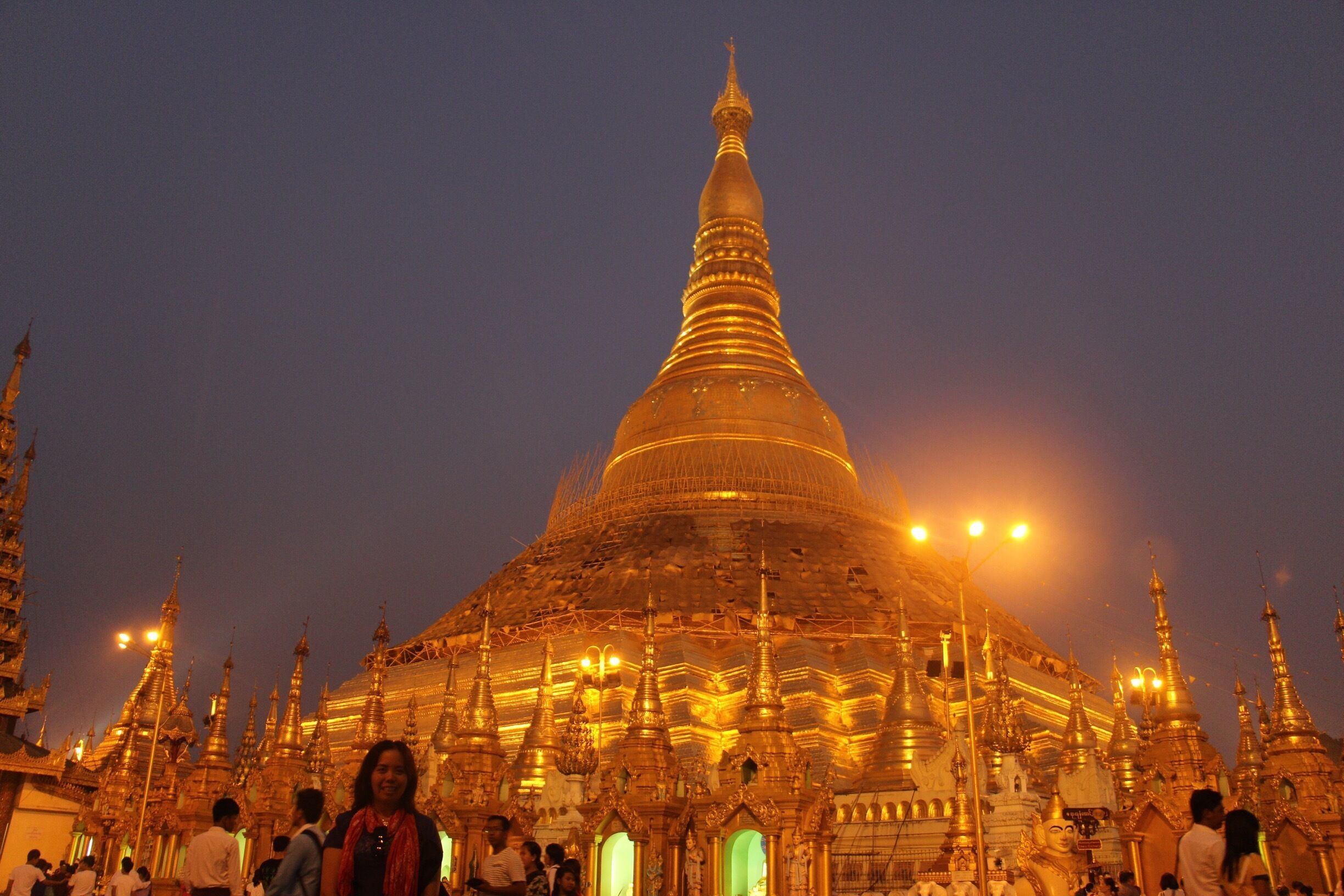 I visited the Shwegadon pagoda in March this year. It was beautiful  
